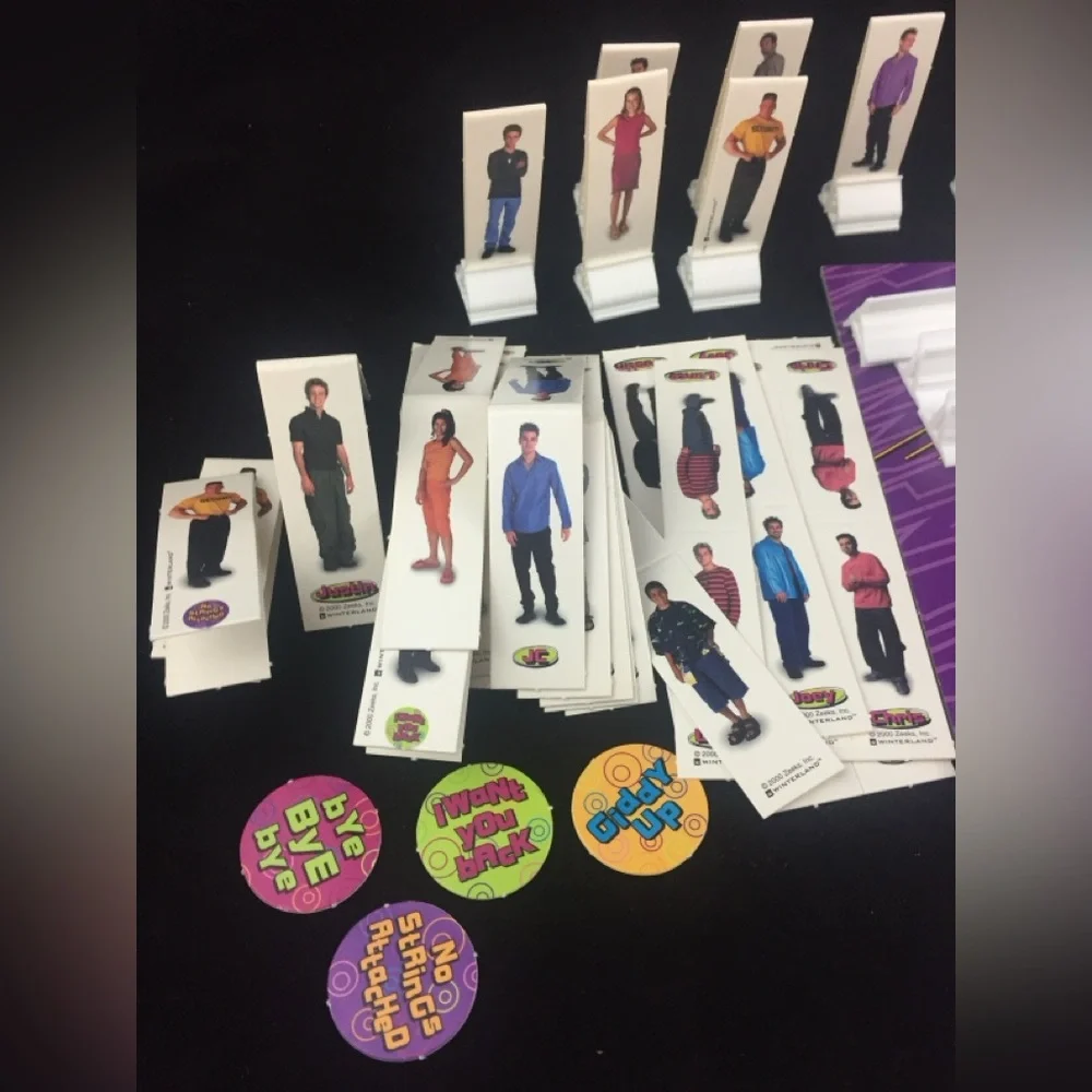 NSYNC Backstage Pass Board Game by Patch Boy Band Trivia 